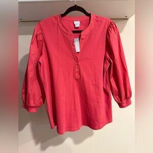 Chico's Vibrant Red Blouse